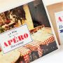 Caja Gourmet Francesa Super Aperitivos con vino tinto