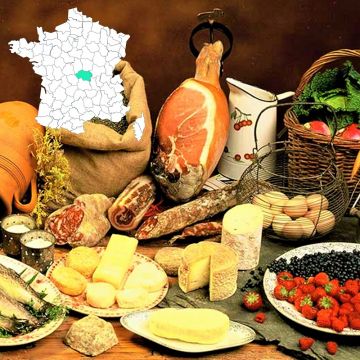 Cesta gourmet francesa del Macizo Central, Allier