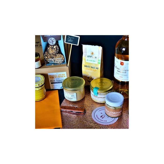 SAUTERNES and Foie-Gras DELUXE HORS D'OEUVRES GIFT BOX