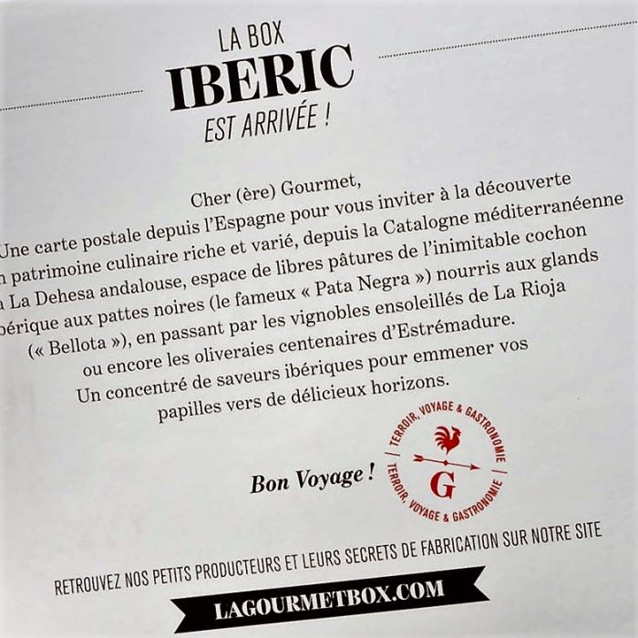 Coffret Cadeau gourmand LA IBERIC BOX