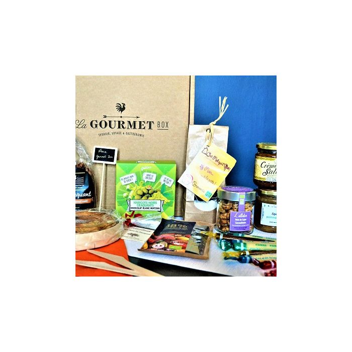 Cesta de Dulces artesanales de Francia por la Gourmet Box