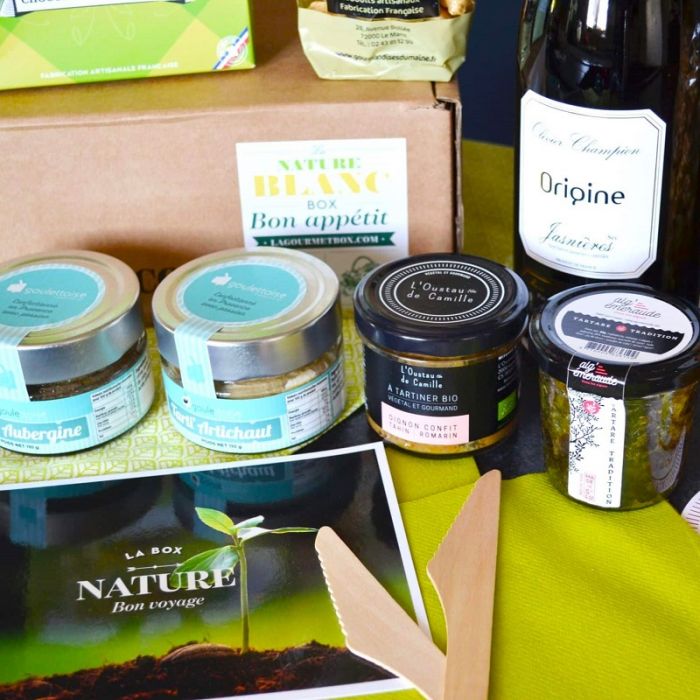 Vegetarischer Gourmetkorb (mit Weißwein)
