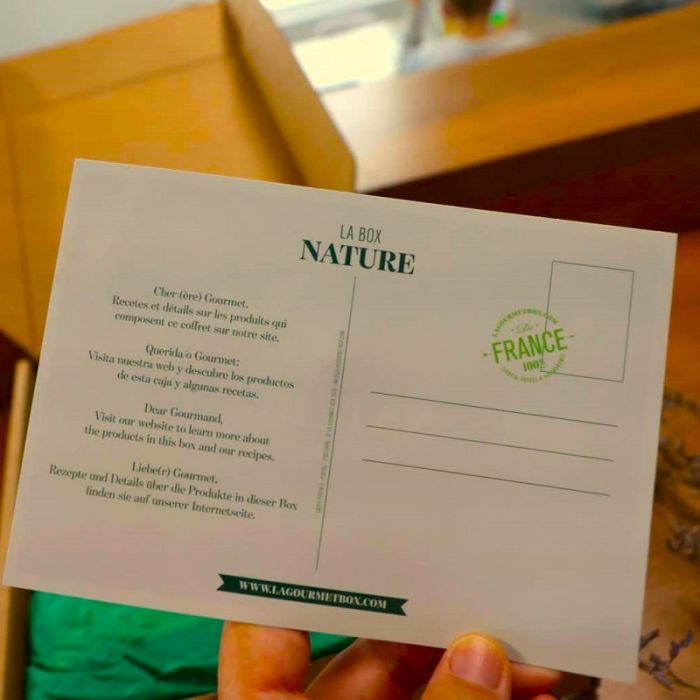 Gourmet-BIO-Vegetarier-geschenkbox mit Rotwein von La Gourmet Box 