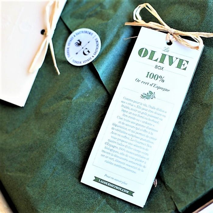  Coffret Cadeau dégustation huiles d'Olive BOX