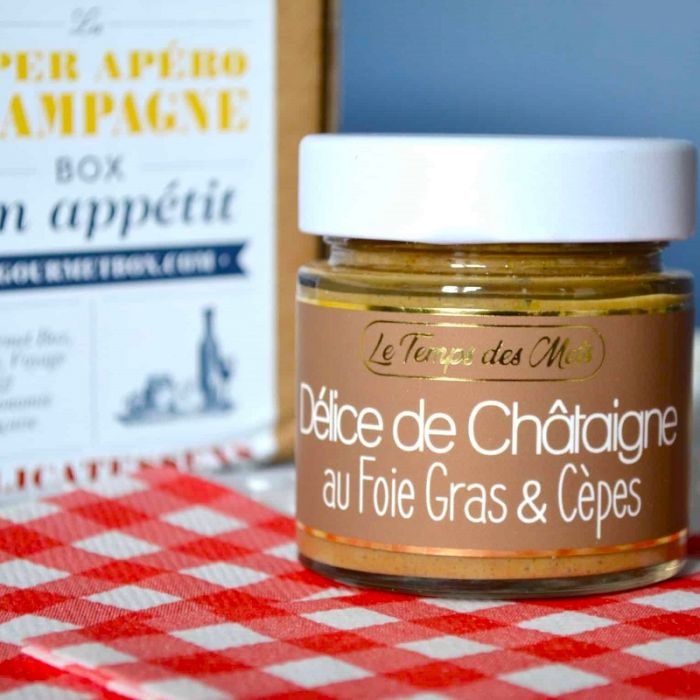 Caja Gourmet Super Aperitivos con Champagne