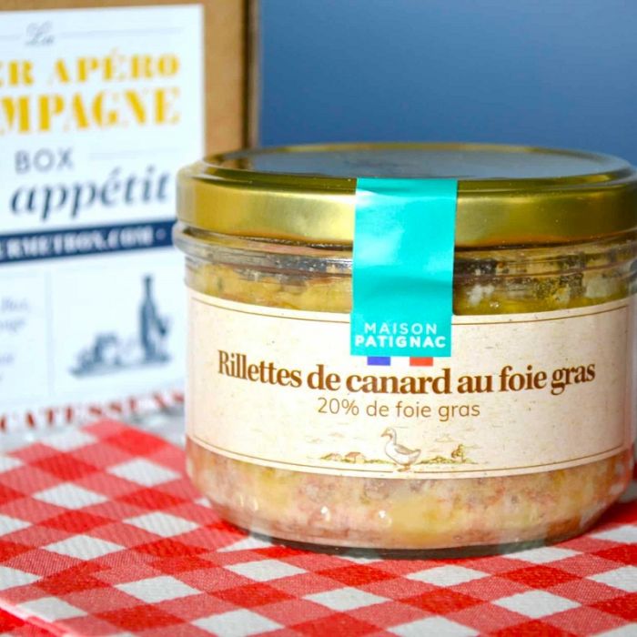 Caja Gourmet Super Aperitivos con Champagne