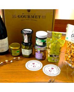 Gourmet-BIO-Vegetarier-geschenkbox mit Rotwein von La Gourmet Box 