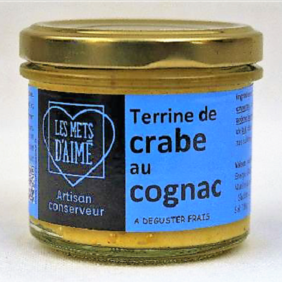 Coffret apero de la mer terrine de crabe au cognac